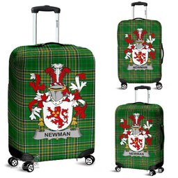 Irish Newman Coat of Arms Family Crest Ireland Luggage Cover Irish National Tartan Irish County Luggage Cover
