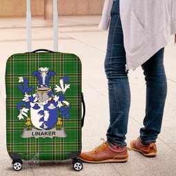 Irish Linaker Coat of Arms Family Crest Ireland Luggage Cover Irish National Tartan Irish County Luggage Cover