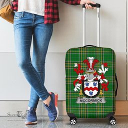 Irish McCormick Coat of Arms Family Crest Ireland Luggage Cover Irish National Tartan Irish County Luggage Cover