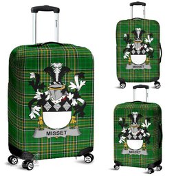 Irish Misset Coat of Arms Family Crest Ireland Luggage Cover Irish National Tartan Irish County Luggage Cover