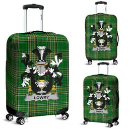 Irish Lowry or Lavery Coat of Arms Family Crest Ireland Luggage Cover Irish National Tartan Irish County Luggage Cover