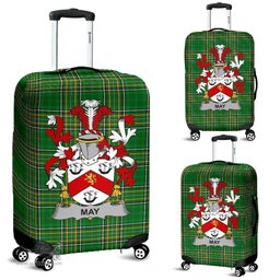 Irish May Coat of Arms Family Crest Ireland Luggage Cover Irish National Tartan Irish County Luggage Cover