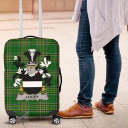 Irish Lucey or O'Lucy Coat of Arms Family Crest Ireland Luggage Cover Irish National Tartan Irish County Luggage Cover