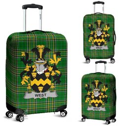 Irish West Coat of Arms Family Crest Ireland Luggage Cover Irish National Tartan Irish County Luggage Cover