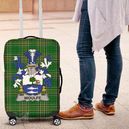 Irish Woulfe Coat of Arms Family Crest Ireland Luggage Cover Irish National Tartan Irish County Luggage Cover