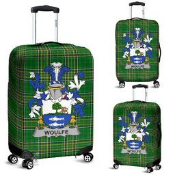 Irish Woulfe Coat of Arms Family Crest Ireland Luggage Cover Irish National Tartan Irish County Luggage Cover