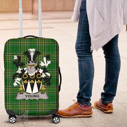 Irish Young Coat of Arms Family Crest Ireland Luggage Cover Irish National Tartan Irish County Luggage Cover