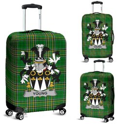 Irish Young Coat of Arms Family Crest Ireland Luggage Cover Irish National Tartan Irish County Luggage Cover