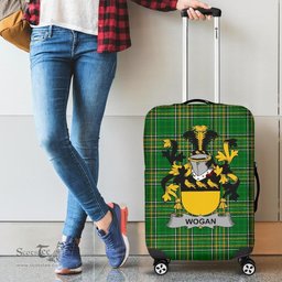 Irish Wogan Coat of Arms Family Crest Ireland Luggage Cover Irish National Tartan Irish County Luggage Cover