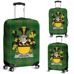 Irish Wogan Coat of Arms Family Crest Ireland Luggage Cover Irish National Tartan Irish County Luggage Cover