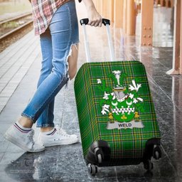 Irish Weld Coat of Arms Family Crest Ireland Luggage Cover Irish National Tartan Irish County Luggage Cover
