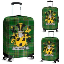 Irish Trumbull or Turnbull Coat of Arms Family Crest Ireland Luggage Cover Irish National Tartan Irish County Luggage Cover