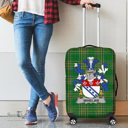Irish Whelan Coat of Arms Family Crest Ireland Luggage Cover Irish National Tartan Irish County Luggage Cover