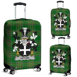 Irish Upton Coat of Arms Family Crest Ireland Luggage Cover Irish National Tartan Irish County Luggage Cover