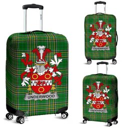 Irish Underwood Coat of Arms Family Crest Ireland Luggage Cover Irish National Tartan Irish County Luggage Cover
