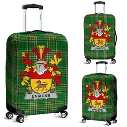 Irish Uniacke Coat of Arms Family Crest Ireland Luggage Cover Irish National Tartan Irish County Luggage Cover