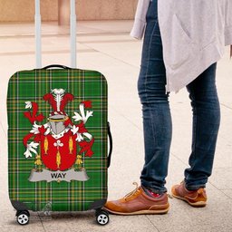 Irish Way Coat of Arms Family Crest Ireland Luggage Cover Irish National Tartan Irish County Luggage Cover