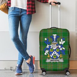Irish Waters Coat of Arms Family Crest Ireland Luggage Cover Irish National Tartan Irish County Luggage Cover