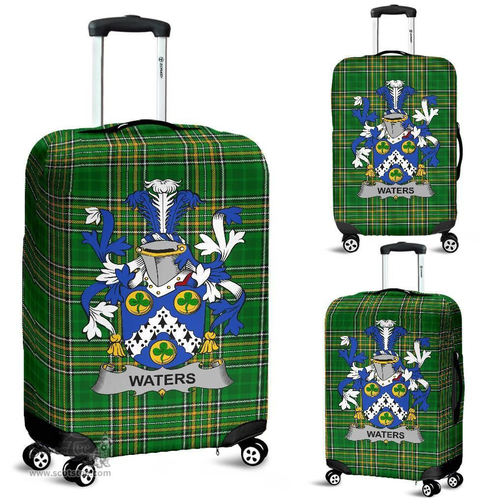 Irish Waters Coat of Arms Family Crest Ireland Luggage Cover Irish National Tartan Irish County Luggage Cover