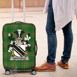 Irish Whitfield Coat of Arms Family Crest Ireland Luggage Cover Irish National Tartan Irish County Luggage Cover