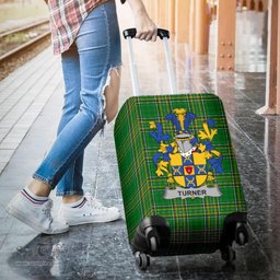 Irish Turner Coat of Arms Family Crest Ireland Luggage Cover Irish National Tartan Irish County Luggage Cover