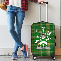 Irish Tuly or McAtilla Coat of Arms Family Crest Ireland Luggage Cover Irish National Tartan Irish County Luggage Cover