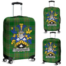 Irish Townshend or Townsend Coat of Arms Family Crest Ireland Luggage Cover Irish National Tartan Irish County Luggage Cover
