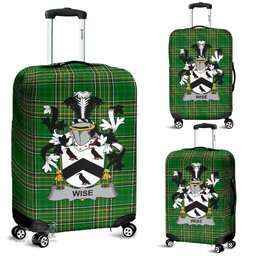 Irish Wise Coat of Arms Family Crest Ireland Luggage Cover Irish National Tartan Irish County Luggage Cover
