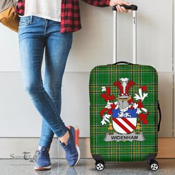 Irish Widenham Coat of Arms Family Crest Ireland Luggage Cover Irish National Tartan Irish County Luggage Cover
