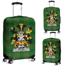 Irish Tyler Coat of Arms Family Crest Ireland Luggage Cover Irish National Tartan Irish County Luggage Cover