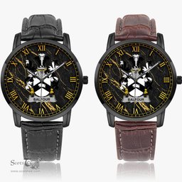 Irish Balfour Irish Coat of Arms Irish Watch Instafamous Quartz Leather Strap