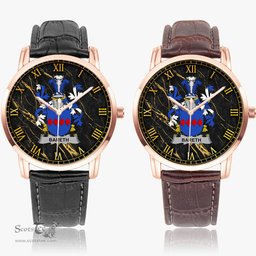 Irish Bareth Irish Coat of Arms Irish Watch Instafamous Quartz Leather Strap