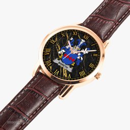 Irish Bareth Irish Coat of Arms Irish Watch Instafamous Quartz Leather Strap