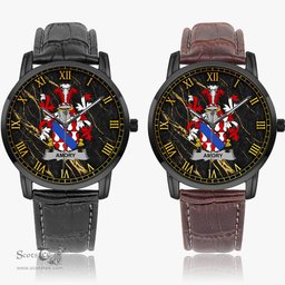 Irish Amory Irish Coat of Arms Irish Watch Instafamous Quartz Leather Strap