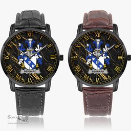 Irish Bernard Irish Coat of Arms Irish Watch Instafamous Quartz Leather Strap