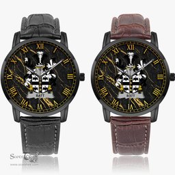 Irish Batt Irish Coat of Arms Irish Watch Instafamous Quartz Leather Strap