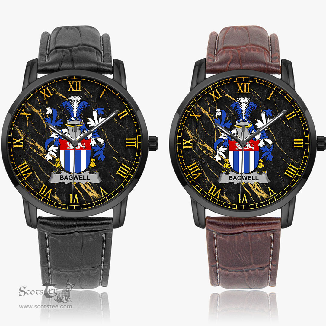 Irish Bagwell Irish Coat of Arms Irish Watch Instafamous Quartz Leather Strap
