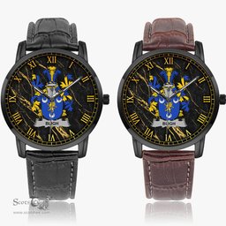 Irish Bligh Irish Coat of Arms Irish Watch Instafamous Quartz Leather Strap