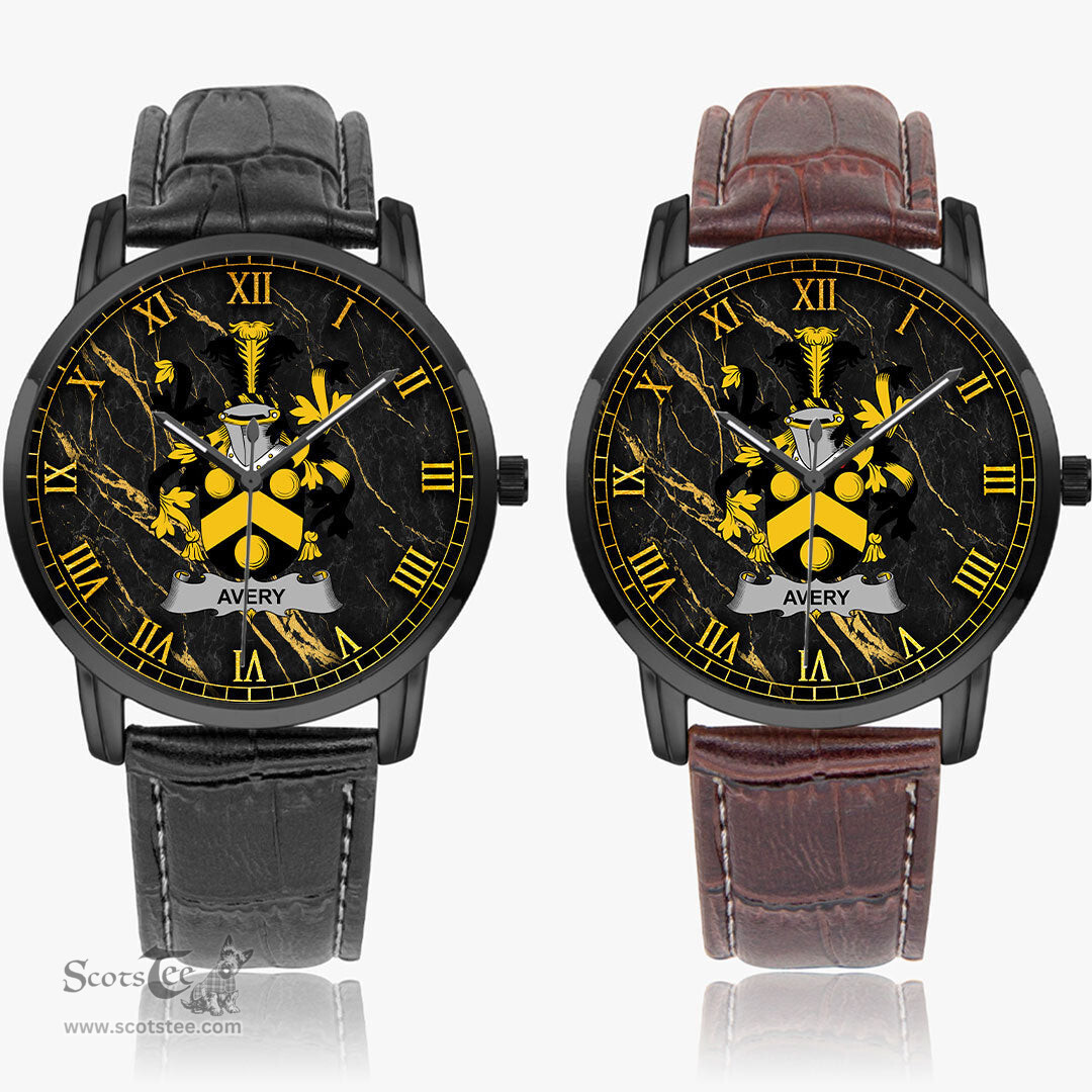 Irish Avery Irish Coat of Arms Irish Watch Instafamous Quartz Leather Strap