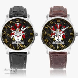 Irish Carden Irish Coat of Arms Irish Watch Instafamous Quartz Leather Strap