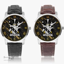 Irish Carolan Irish Coat of Arms Irish Watch Instafamous Quartz Leather Strap
