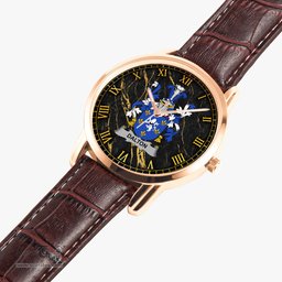 Irish Dalton Irish Coat of Arms Irish Watch Instafamous Quartz Leather Strap