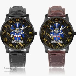 Irish Cook Irish Coat of Arms Irish Watch Instafamous Quartz Leather Strap