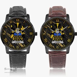 Irish Cooke Irish Coat of Arms Irish Watch Instafamous Quartz Leather Strap