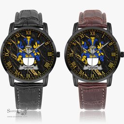 Irish Canton Irish Coat of Arms Irish Watch Instafamous Quartz Leather Strap