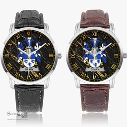 Irish Geary or O Geary Irish Coat of Arms Irish Watch Instafamous Quartz Leather Strap