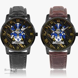 Irish Geary or O Geary Irish Coat of Arms Irish Watch Instafamous Quartz Leather Strap