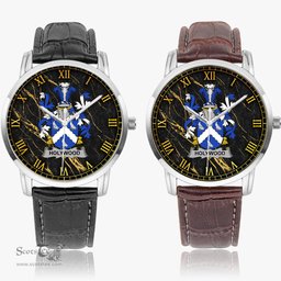 Irish Holywood Irish Coat of Arms Irish Watch Instafamous Quartz Leather Strap