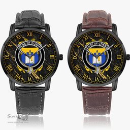 Irish House of CONROY O MULCONRY Irish Coat of Arms Irish Watch Instafamous Quartz Leather Strap