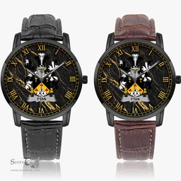 Irish Fyan or Faghan Irish Coat of Arms Irish Watch Instafamous Quartz Leather Strap